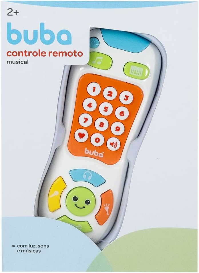 Controle Remoto Musical Branco, Buba