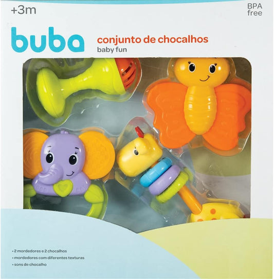 Conjunto de Chocalhos Baby Fun, Buba