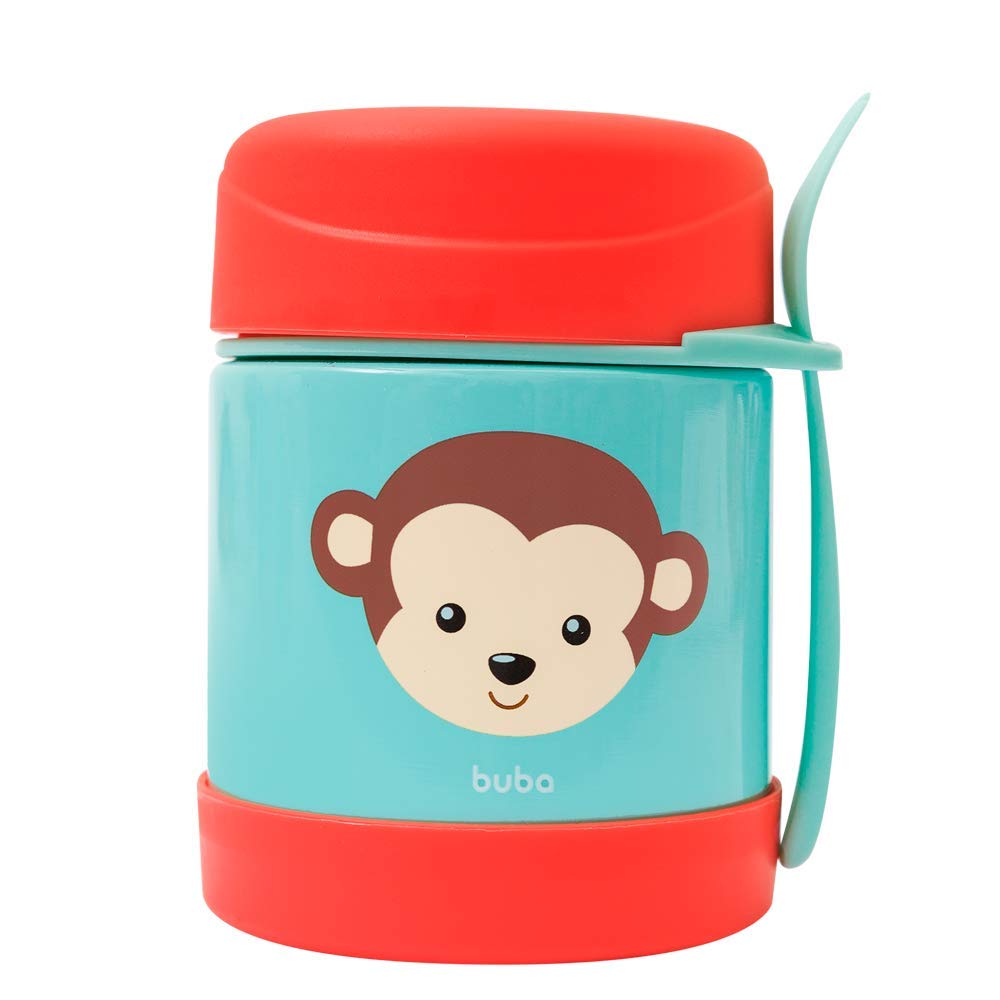 Pote Termico Animal Fun - Macaco, BUBA, Colorido